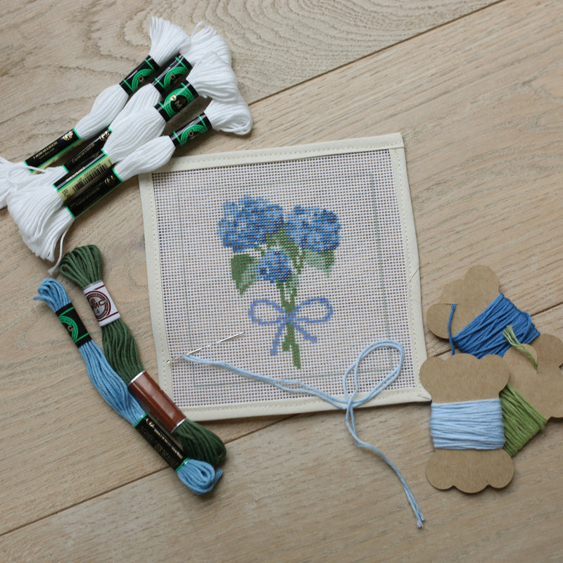 Hydrangea Needlepoint kit