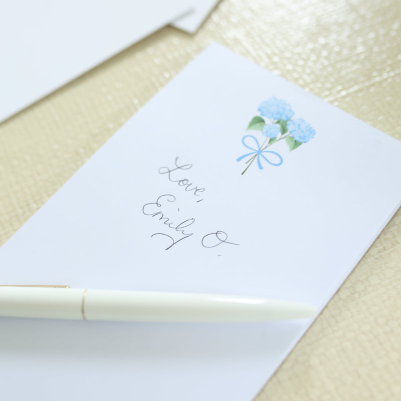 Hydrangea Note Pad