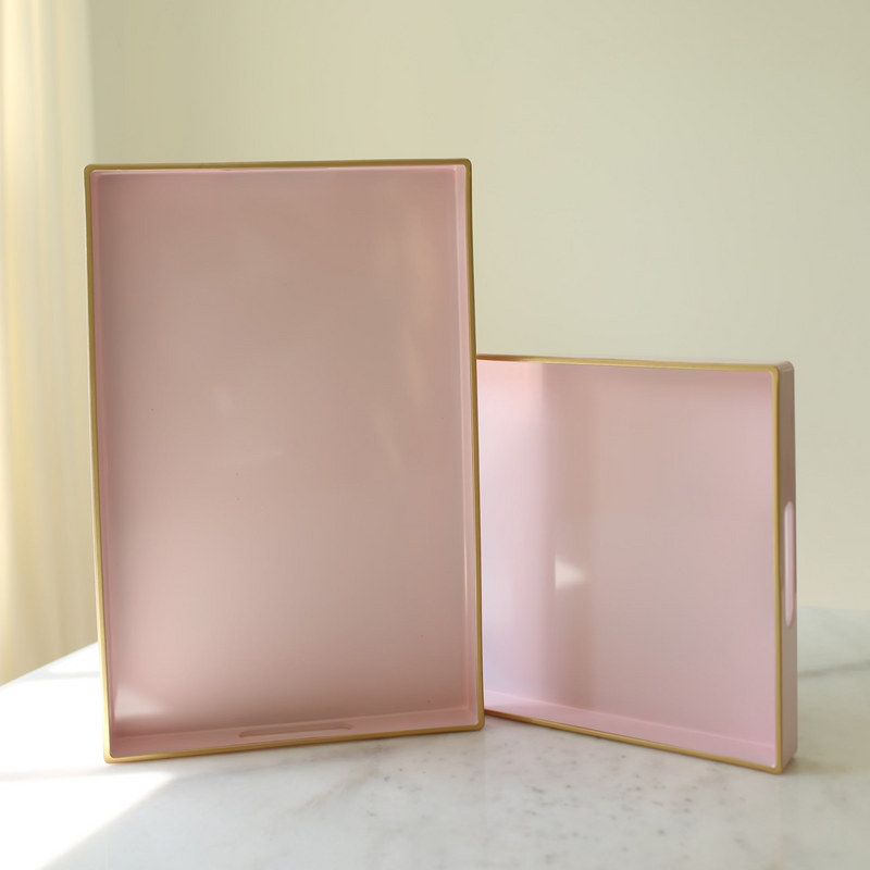 Pink Handled Tray