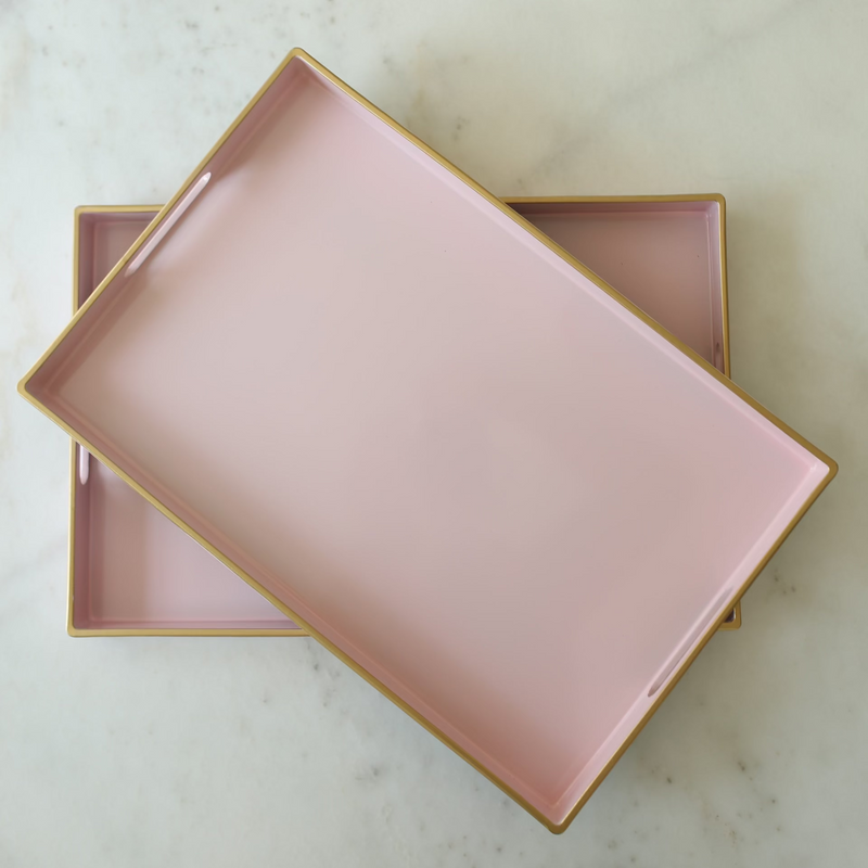 Pink Handled Tray