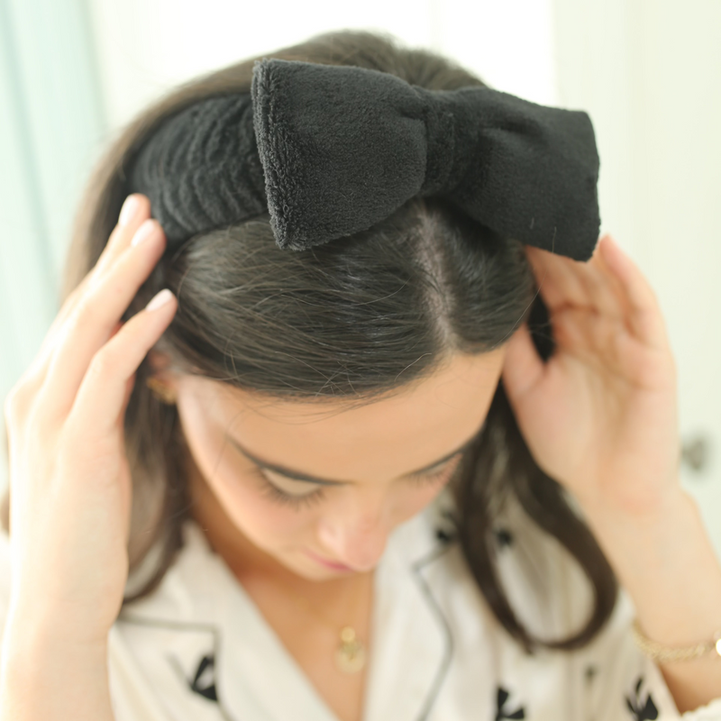 Plush Bow Headband