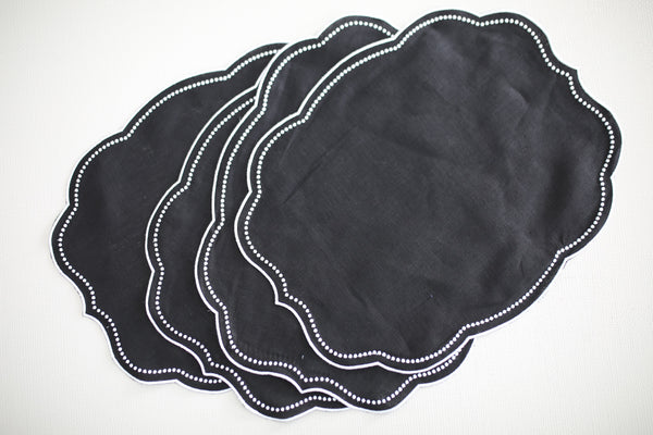 Set of Four Linen Placemats