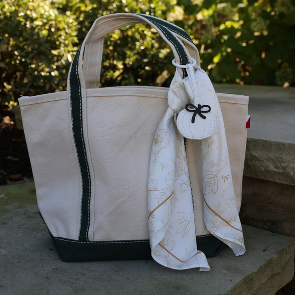 Pumpkin with a Bow Bag Charm