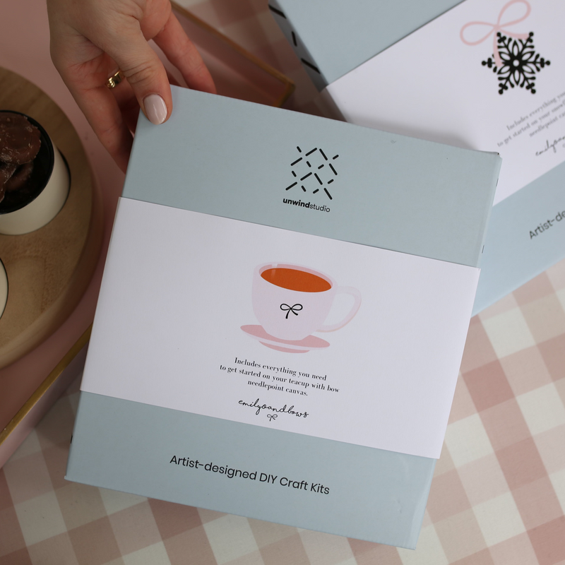 Teacup Needlepoint Kit