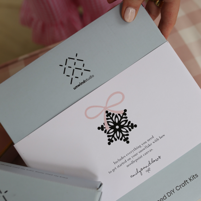 Snowflake Needlepoint Kit