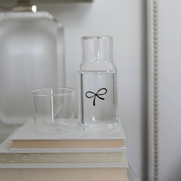 Bow Bedside Carafe & Cup