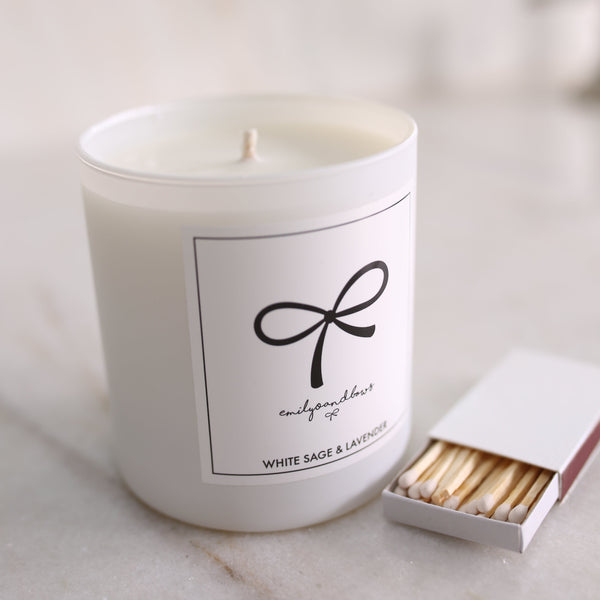 Classic Bow Scented Candle