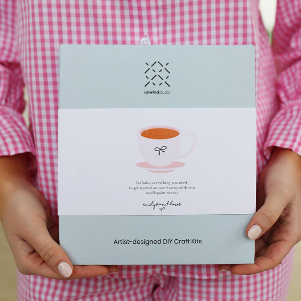 Teacup Needlepoint Kit