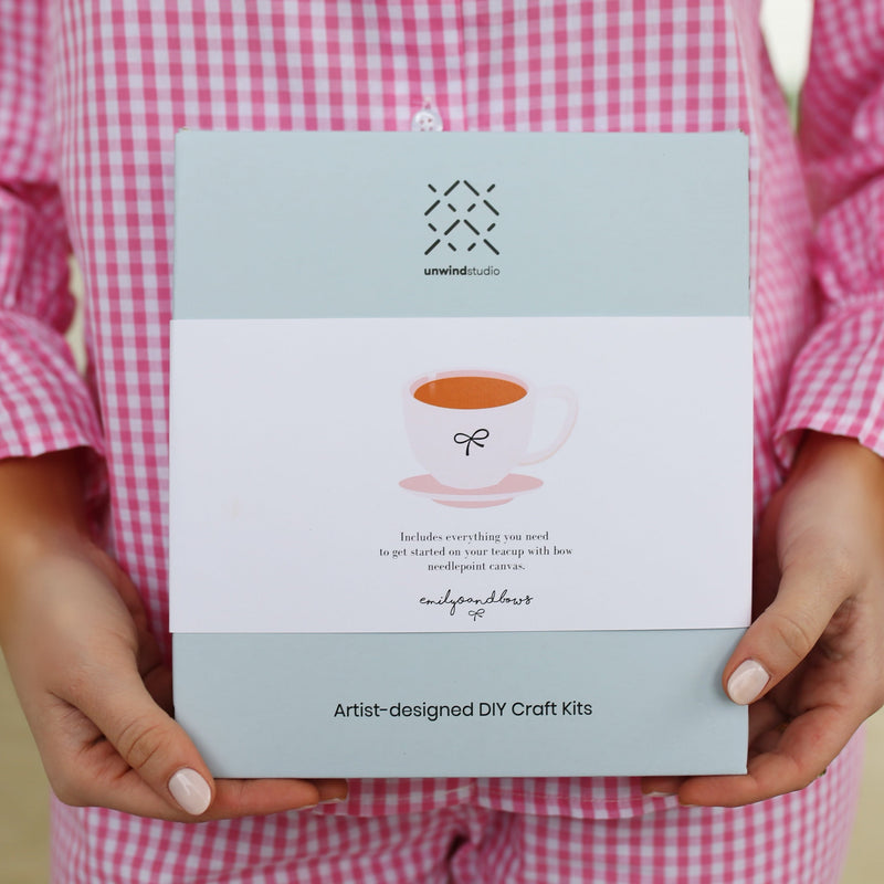 Teacup Needlepoint Kit