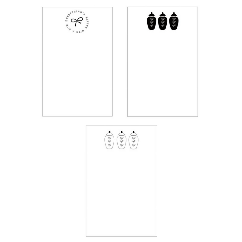 Large Flat Note Card Set of 10